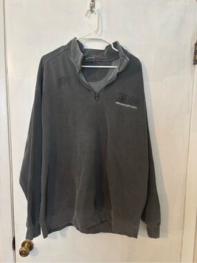 Comfort Colors Men's Zip-Up Sweater — Charcoal